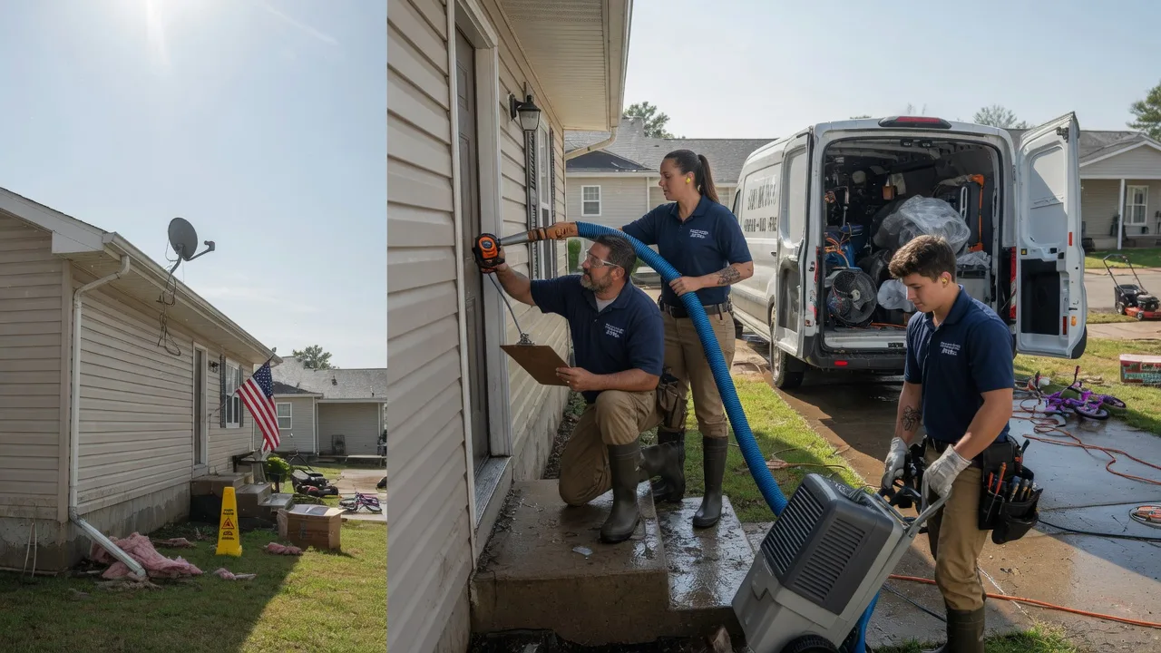 Ceiling Water Damage Restoration in Gower, MO near me